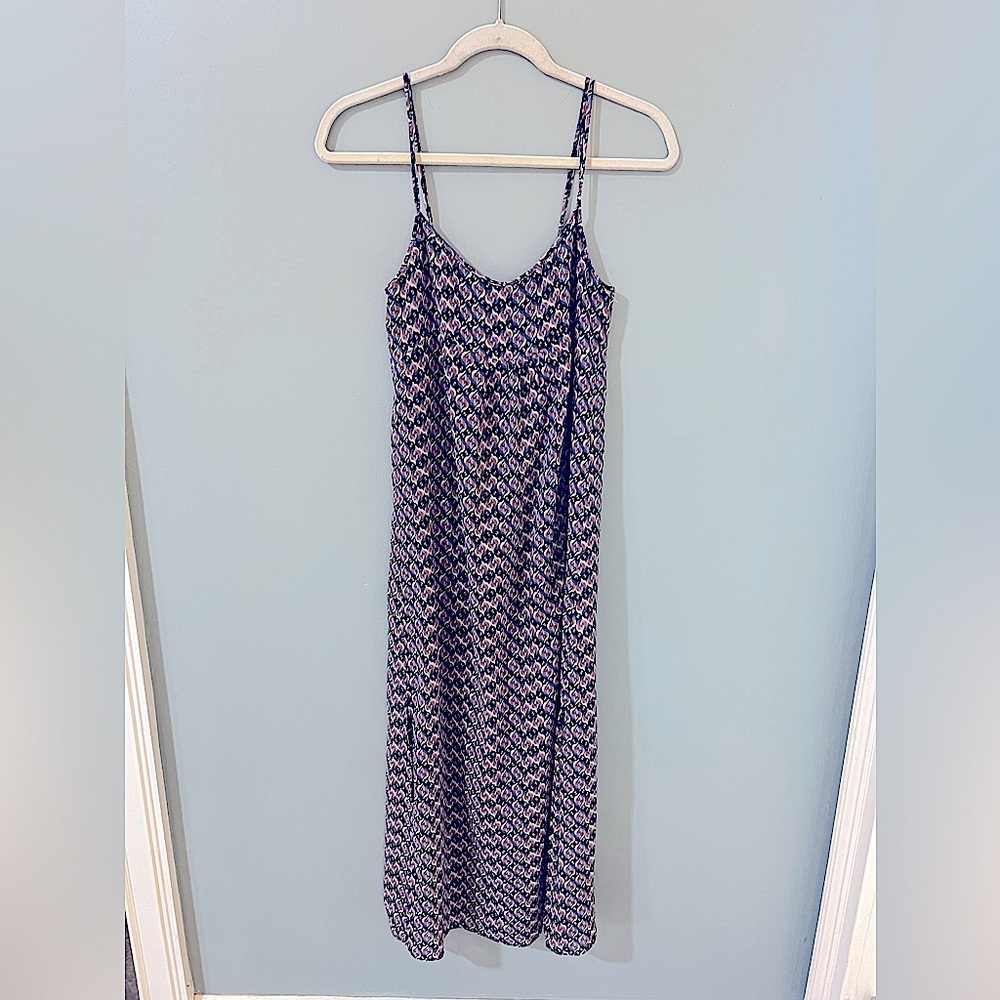 ZARA Woman Spaghetti Strap Back Button Summer Maxi Women Dress extra small